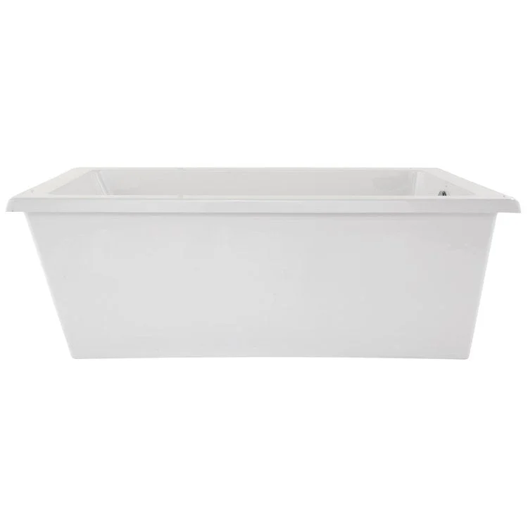 Air Tub Designer Collection Lexie Freestanding White Rectangle Acrylic 66 x 36 x 23-1/2 Inch