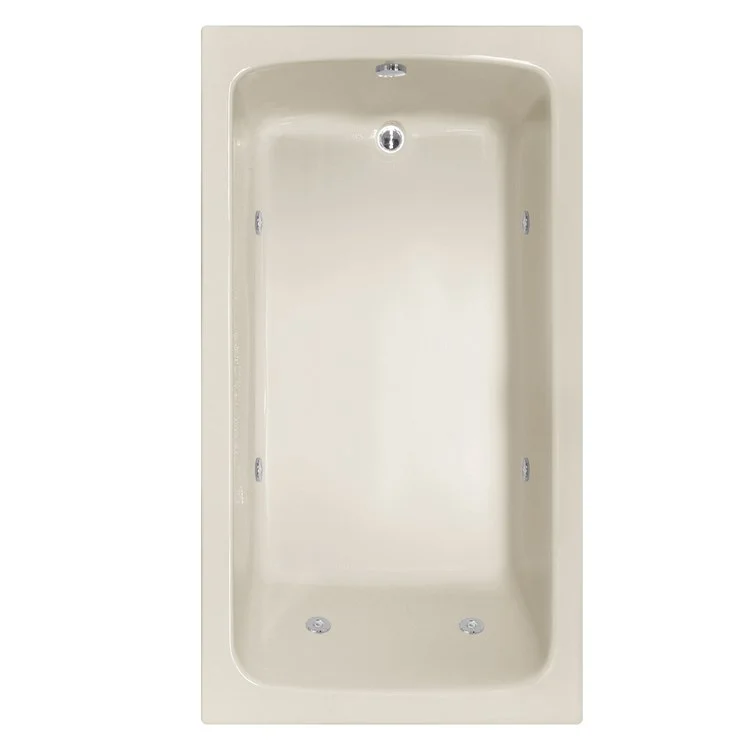 Air Tub Designer Collection Melissa Drop-In Bone Rectangle 8 Jet Acrylic 72 x 36 x 20 Inch