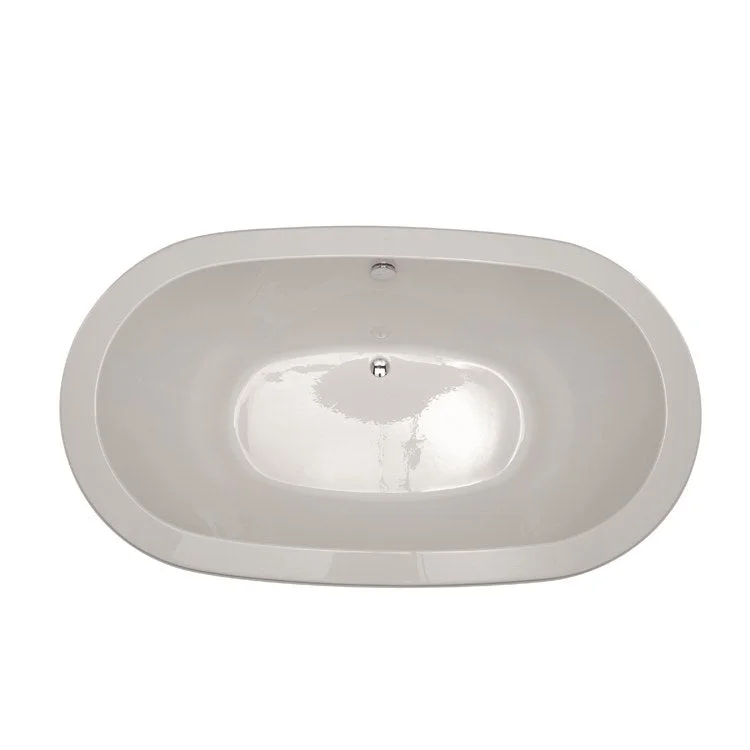 Air Tub Designer Collection Noelle Drop-In Bone Oval 8 Jet Acrylic 70 x 40 x 24 Inch