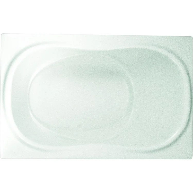 Air Tub Ston Collection Onyx Drop-In Almond Oval Hydroluxe SS 74 x 45 x 26 Inch