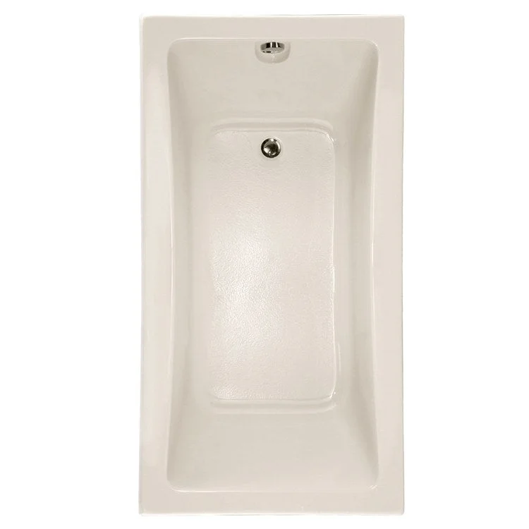 Air Tub Designer Collection Rosemarie Drop-In Bone Rectangle 6 Jet Acrylic 60 x 32 x 18-1/2 Inch