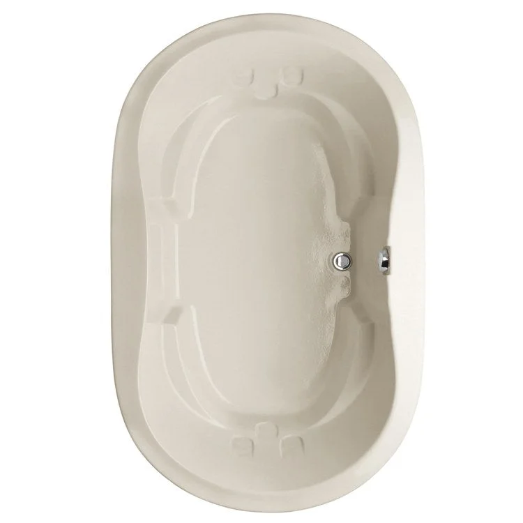 Air Tub Designer Collection Savannah Drop-In Biscuit Oval 10 Jet Acrylic 65-3/4 x 43-1/2 x 22 Inch