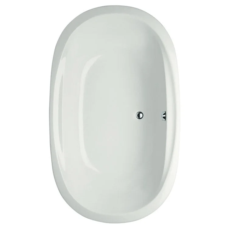 Air Tub Studio Collection Studio Dual Oval Drop-In Bone Oval 6 Jet Acrylic 65-1/2 x 43-3/4 x 18-1/2 Inch