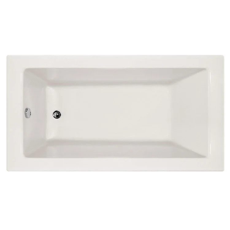 Air Tub Studio Collection Shannon Alcove Left Drain White Rectangle 6 Jet Acrylic 60 x 30 x 20 Inch