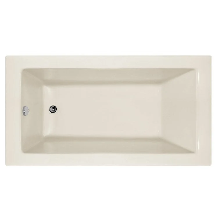 Air Tub Studio Collection Shannon Alcove Left Drain Biscuit Rectangle 6 Jet Acrylic 60 x 32 x 20 Inch