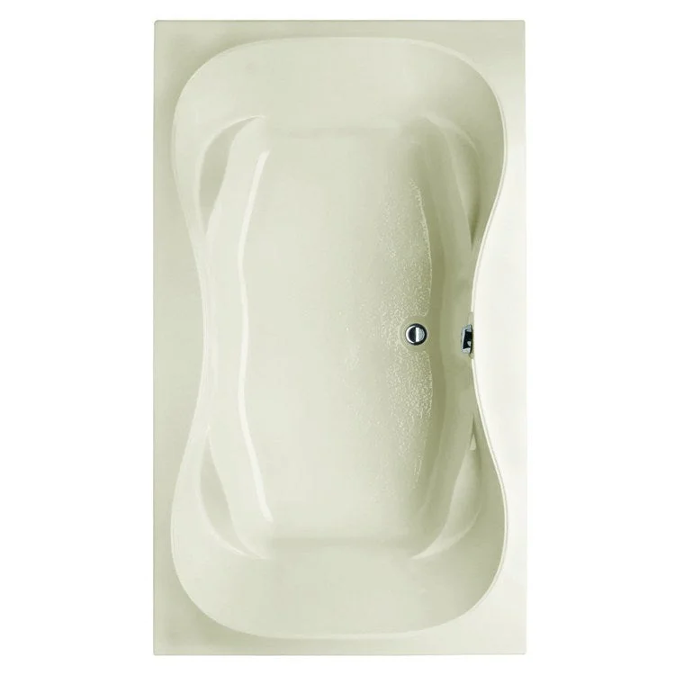 Air Tub Studio Collection Studio Hourglass Drop-In Biscuit Rectangle 6 Jet Acrylic 60 x 42 x 20 Inch