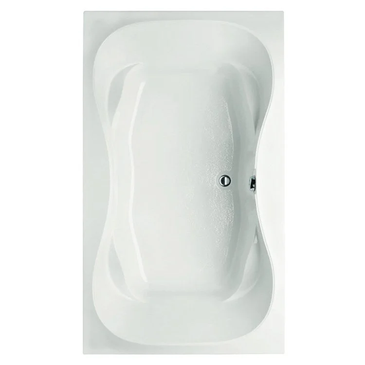 Air Tub Studio Collection Studio Hourglass Drop-In White Rectangle 6 Jet Acrylic 60 x 42 x 20 Inch