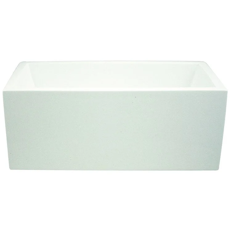 Air Tub Ston Collection Slate Freestanding Almond Rectangle Hydroluxe SS 60 x 32 x 23 Inch