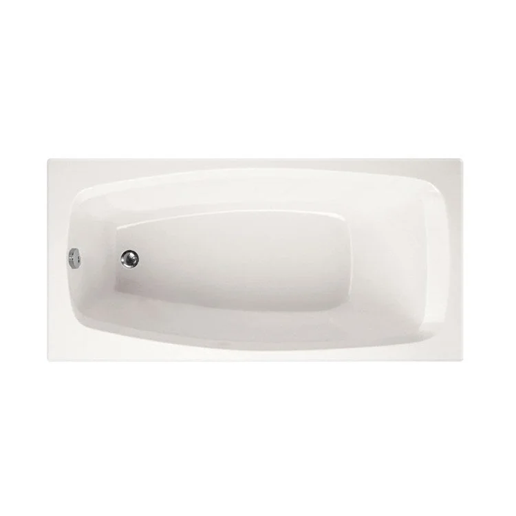 Air Tub Designer Collection Solitude Drop-In White Rectangle 6 Jet Acrylic 59-3/4 x 29-3/4 x 20 Inch