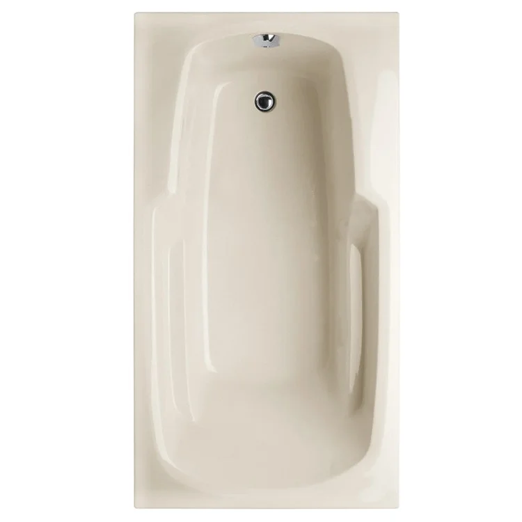 Soaking Tub Designer Collection Solo 72 x 36 Inch Drop-In Tub Only End Bone Acrylic