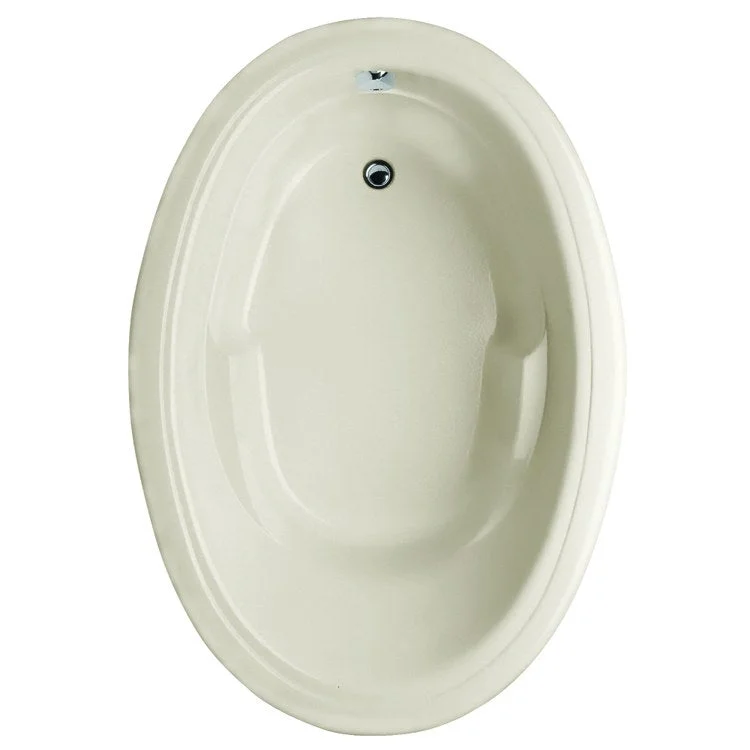 Air Tub Studio Collection Studio Oval Drop-In Biscuit Oval 6 Jet Acrylic 60 x 41-1/2 x 20 Inch