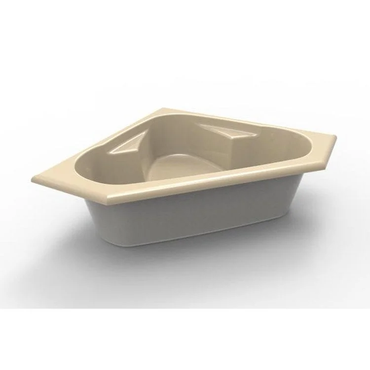 Air Tub Studio Collection Studio Drop-In Bone Corner 6 Jet Acrylic 59 x 59 x 21 Inch