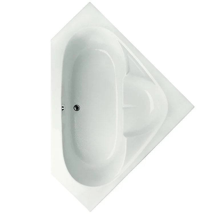 Air Tub Studio Collection Studio Drop-In White Corner 6 Jet Acrylic 59 x 59 x 21 Inch