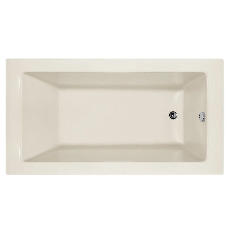 Air Tub Designer Collection Sydney Alcove Right Drain Biscuit Rectangle 6 Jet Acrylic 60 x 30 x 17 Inch