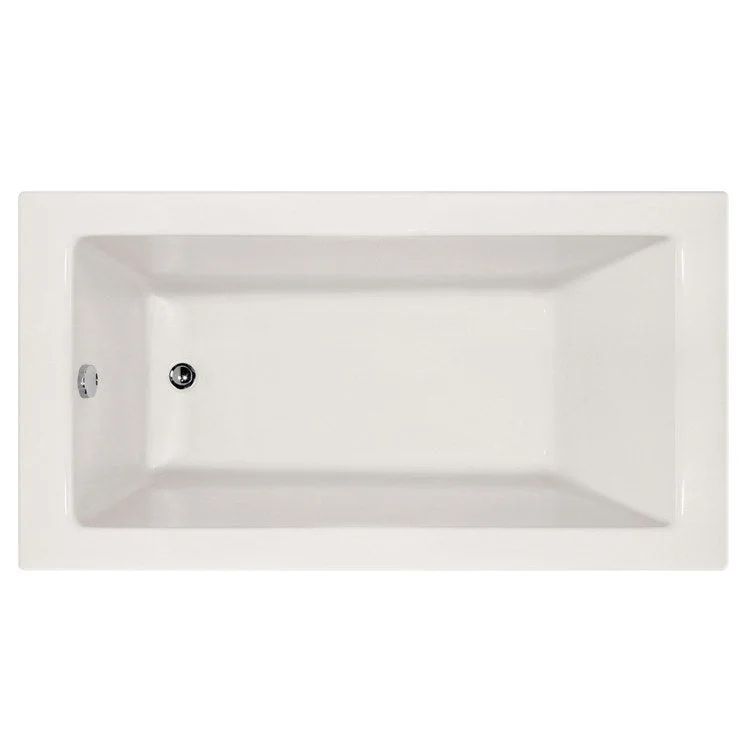 Air Tub Designer Collection Sydney Alcove Left Drain Biscuit Rectangle 6 Jet Acrylic 60 x 32 x 20 Inch