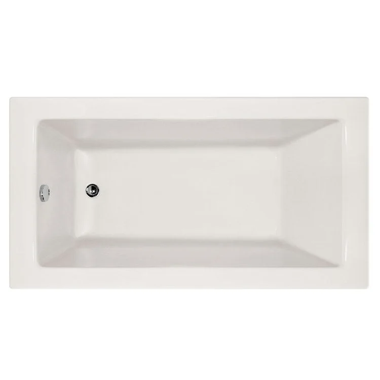 Air Tub Designer Collection Sydney Alcove Left Drain White Rectangle 6 Jet Acrylic 66 x 32 x 20 Inch