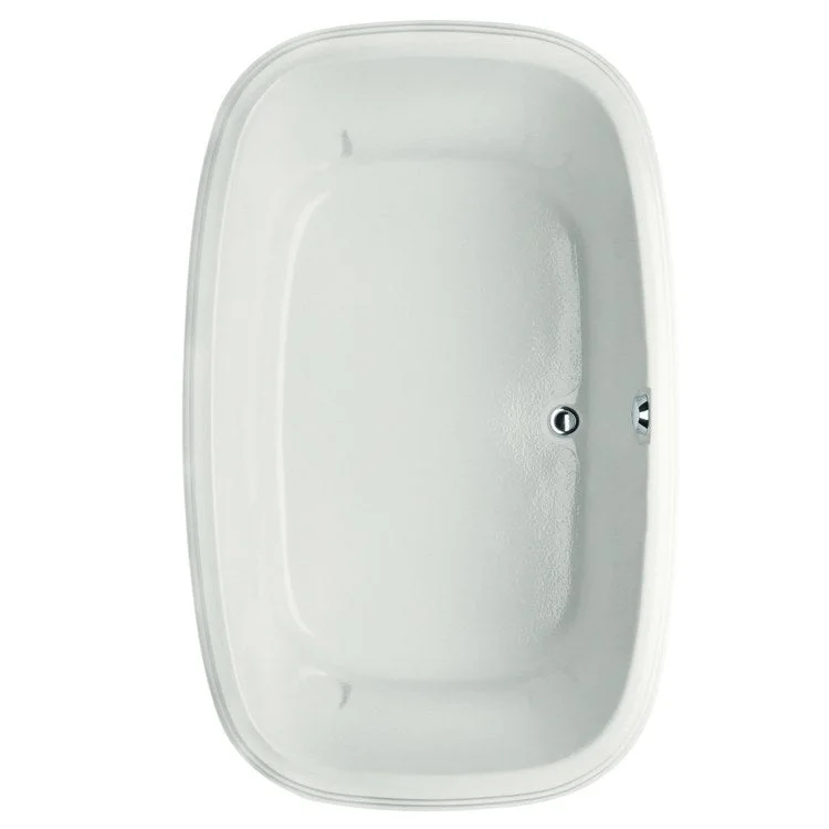 Air Tub Designer Collection Sylvia Drop-In White Rectangle 8 Jet Acrylic 60 x 38 x 24 Inch