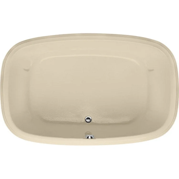 Air Tub Designer Collection Sylvia Drop-In Bone Rectangle 8 Jet Acrylic 66 x 38 x 24 Inch