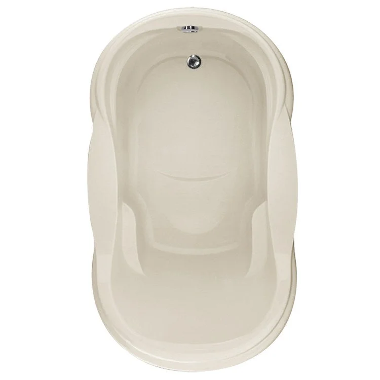 Air Tub Designer Collection Vanessa Drop-In Biscuit Oval 6 Jet Acrylic 72-1/2 x 42 x 23 Inch