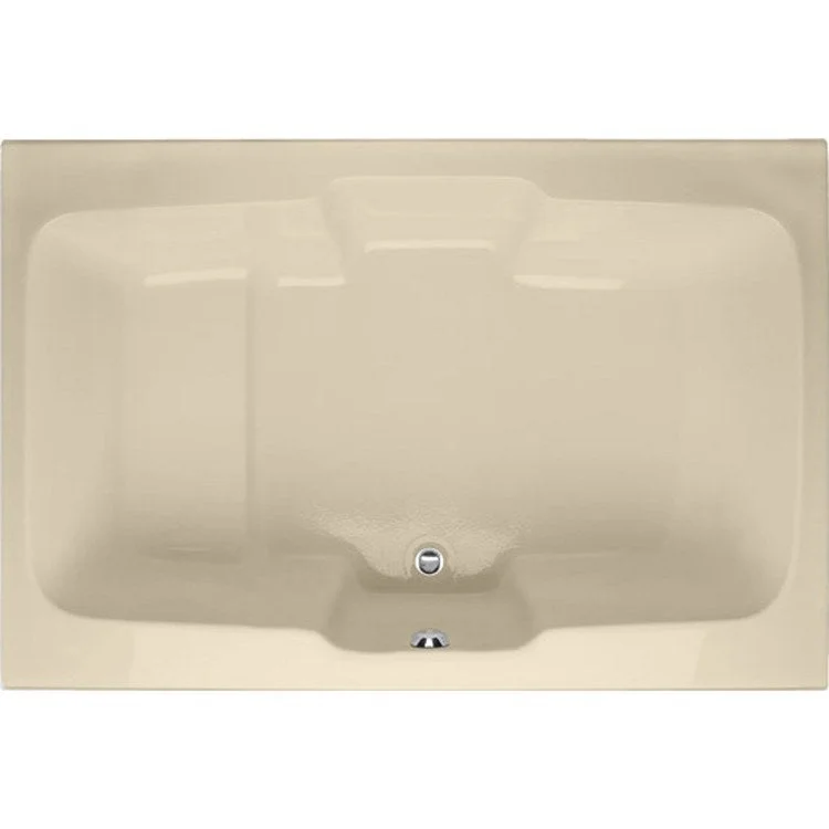 Air Tub Designer Collection Victoria Drop-In Bone Rectangle 8 Jet Acrylic 72-1/2 x 48 x 24 Inch