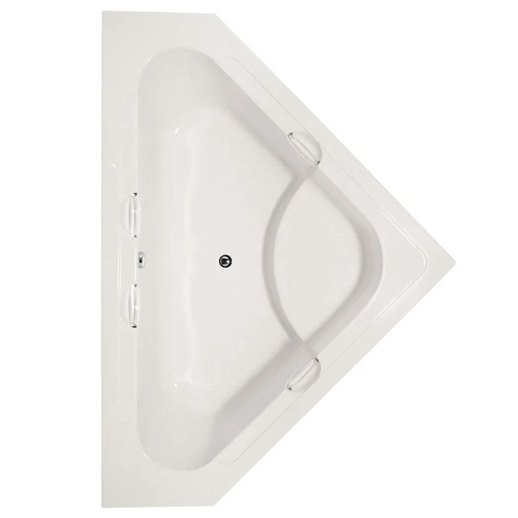 Air Tub Designer Collection Whitney Drop-In White Corner 8 Jet Acrylic 62 x 62 x 22-3/4 Inch