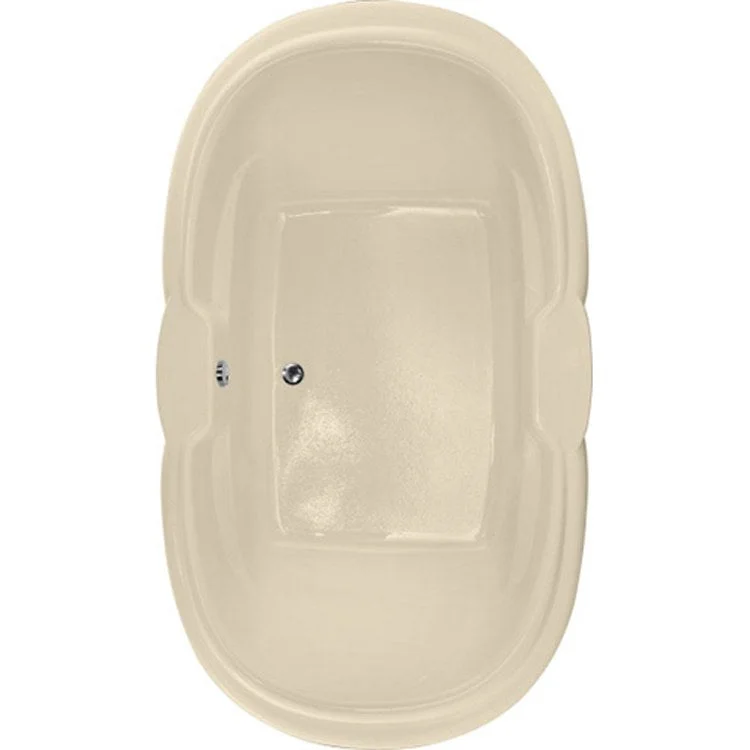 Air Tub Designer Collection Yvette Drop-In Bone Oval 8 Jet Acrylic 72 x 41-3/4 x 23 Inch