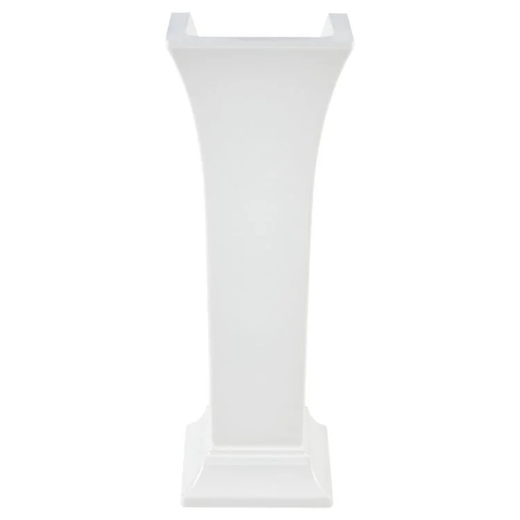 Town Square S 29" Fireclay Pedestal Base Only without Sink - White