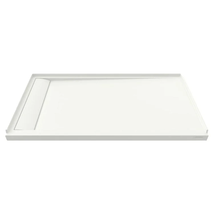 Townsend 60" x 36" Single Threshold Shower Base with Left-Hand Outlet - Soft White