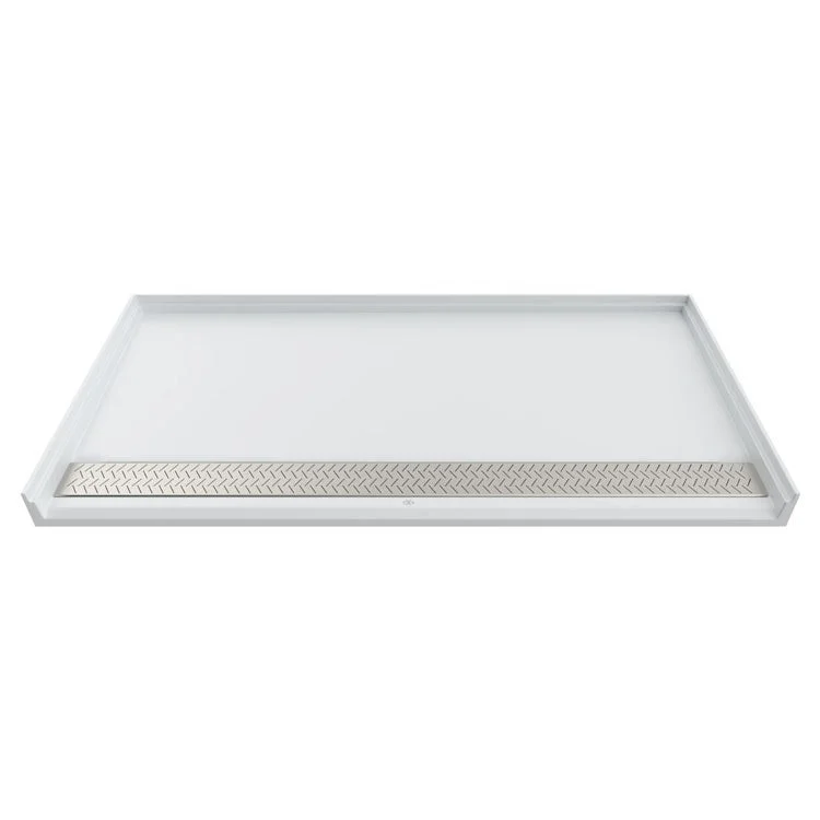 Townsend 64" x 38" Single Threshold ADA Shower Base with Linear Drain