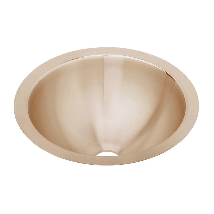 Lavatory Sink CuVerro 14.5 x 14.5 Inch Round ADA Lustrous Satin