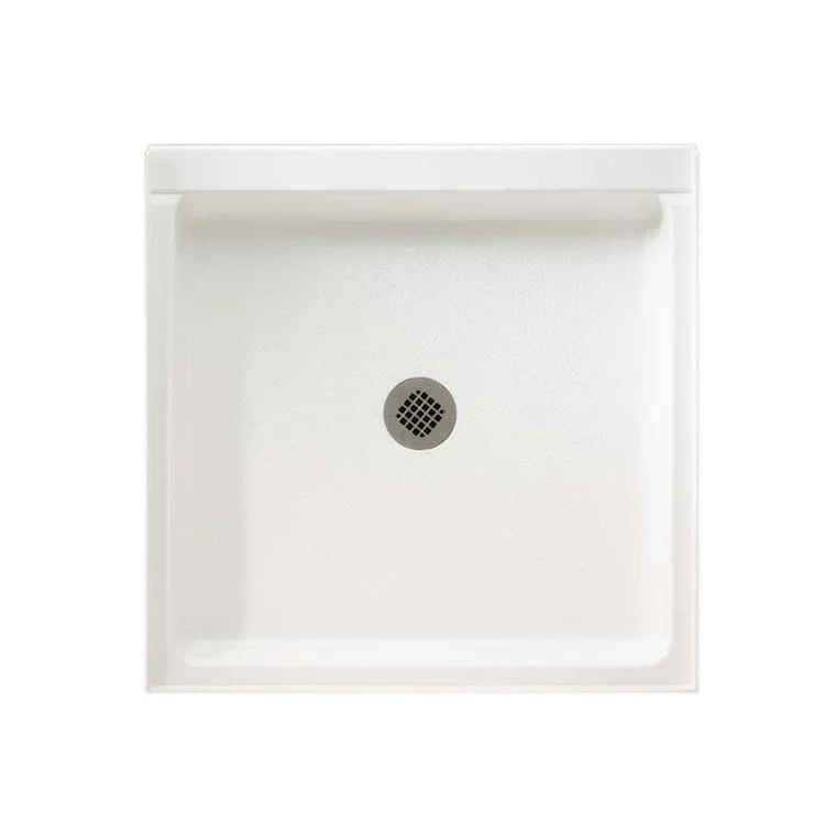 Shower Base Veritek Square White 42 x 42 Inch Veritek Center Molded-In FitFlo