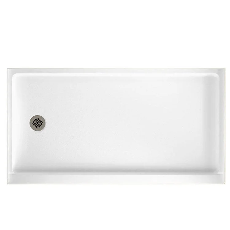 Shower Base Veritek Rectangular White 32 x 60 Inch Veritek Left