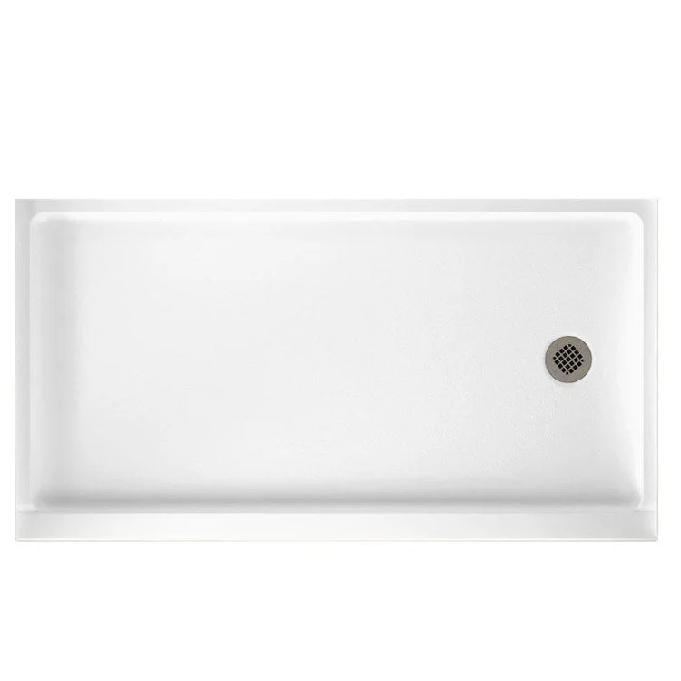 Shower Base Veritek Rectangular White 32 x 60 Inch Veritek Right