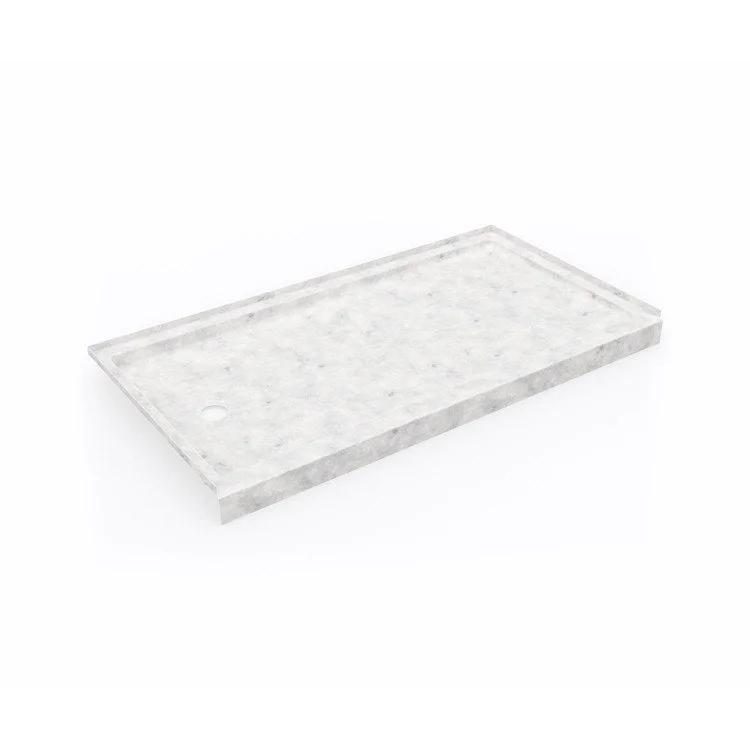 Shower Base Swanstone Alcove Retrofit Rectangular Ice 32 x 60 Inch Swanstone Right Drain