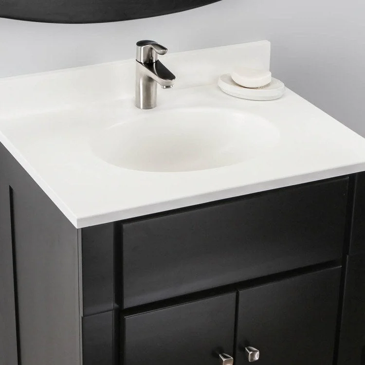 Ellipse 25x19" Single Bowl Vanity Top