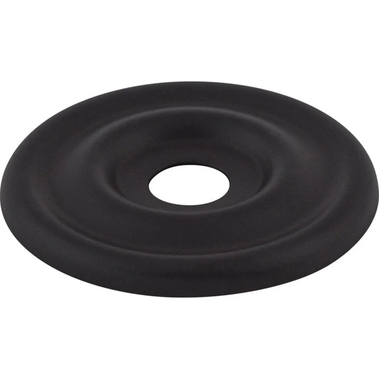 Backplate Devon Flat Black Brixton Circle 1-3/8 Inch Zinc Alloy for Decorative Hardware