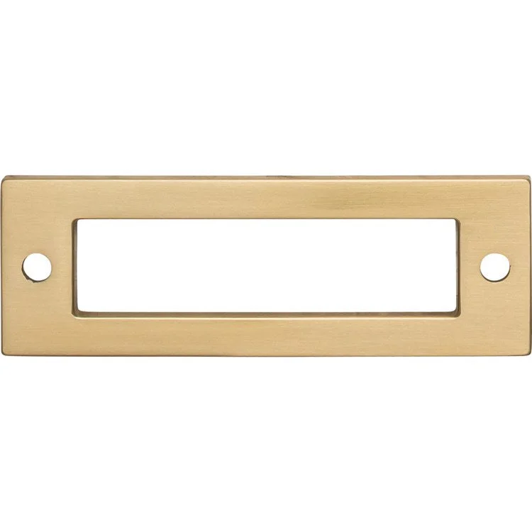 Pull Backplate Lynwood Hollin Rectangle Honey Bronze 3 Inch 1 Hole Zinc Alloy