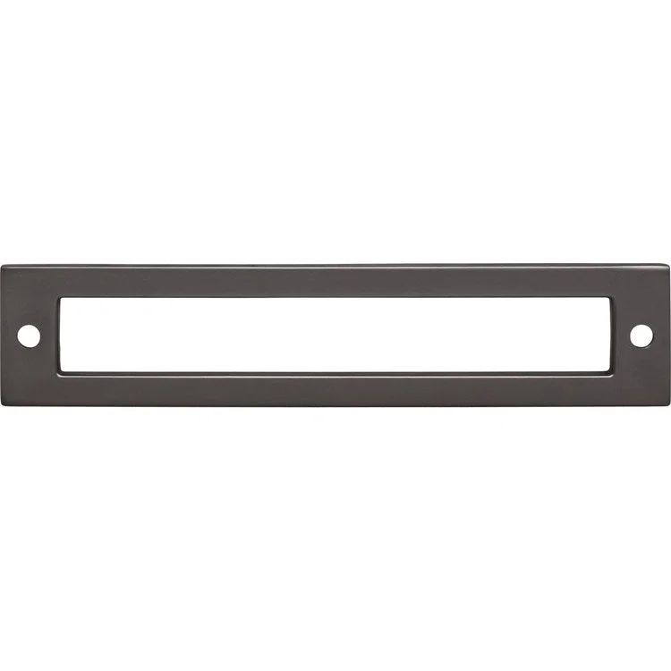 Pull Backplate Lynwood Hollin Rectangle Ash Gray 5-1/16 Inch 2 Hole Zinc Alloy