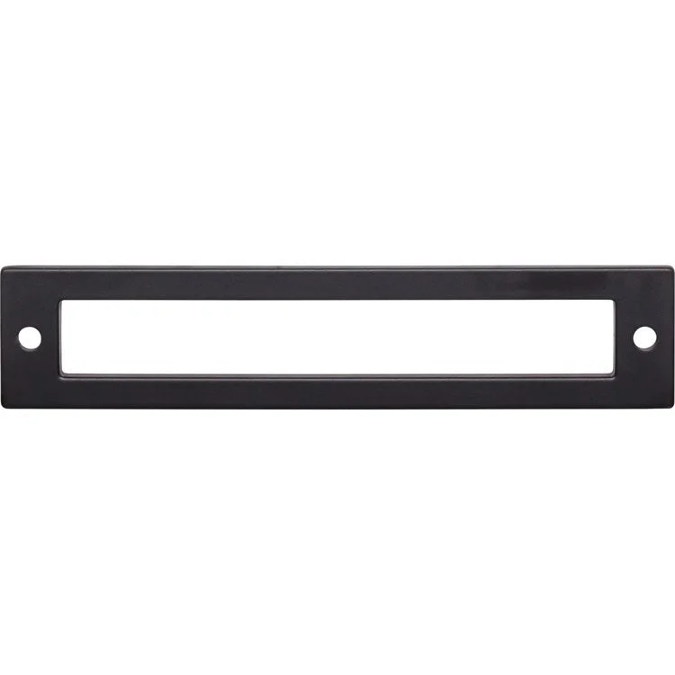 Pull Backplate Lynwood Hollin Rectangle Flat Black 5-1/16 Inch 2 Hole Zinc Alloy