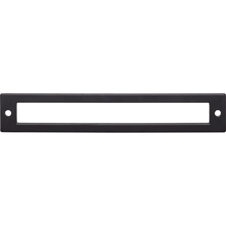 Pull Backplate Lynwood Hollin Rectangle Flat Black 6-5/16 Inch 2 Hole Zinc Alloy