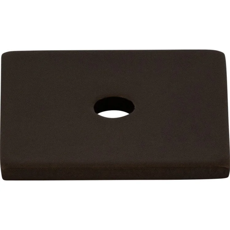 Knob Backplate Sanctuary Square Oil Rubbed Bronze 1 Inch 1 Hole Zinc Alloy