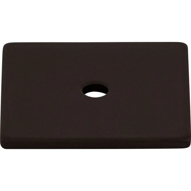 Knob Backplate Sanctuary Square Oil Rubbed Bronze 1-1/4 Inch 1 Hole Zinc Alloy